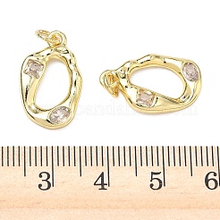 Латунные микро проложить кубического циркония подвески&nbsp;KK-P348-02B-G02