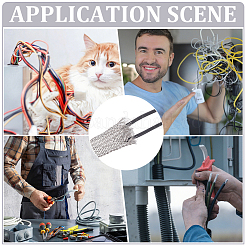 8 м плоская плетеная трубка из нержавеющей стали марки 304&nbsp;FIND-UN0010-03