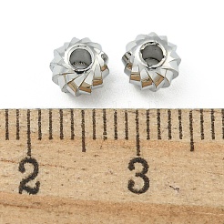 Латунные бусины с реечным покрытием&nbsp;FIND-T071-06P-01