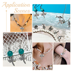 100 шт. подвески из сплава стрекоз в тибетском стиле&nbsp;TIBEP-LP0001-06