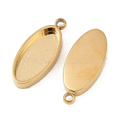 Оправы для подвесок из нержавеющей стали 304 в виде кабошонов&nbsp;STAS-A194-05A-G