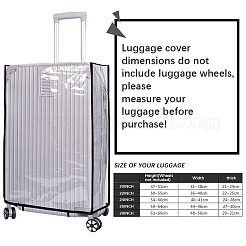 Прозрачный чехол для багажа из ПВХ&nbsp;AJEW-WH20080-52E