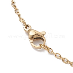 Стеклянные бусины и полимерная глина и ожерелья с подвесками в стиле лэмпворк от сглаза&nbsp;NJEW-MZ00101-01