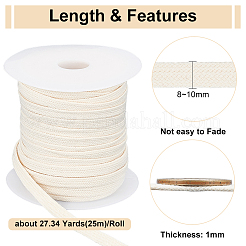 Плоский хлопковый полый шнур длиной 25 м.&nbsp;OCOR-BC0006-32B