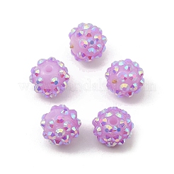 AB-цвет смолы горный хрусталь бисер&nbsp;RESI-S315-10x12-10