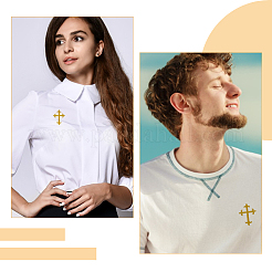 Аппликация с вышивкой полиэфирной металлической нитью&nbsp;PATC-WH0005-19