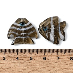 Бусины лэмпворк &nbsp;LAMP-H073-01F