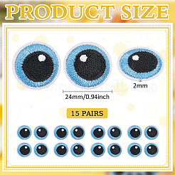 Полиэфирная ткань для вышивки утюгом на заплатах&nbsp;PATC-BC0001-07