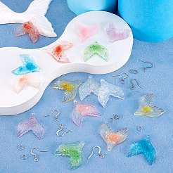 DIY подвески из смолы с рыбьим хвостом&nbsp;DIY-TA0010-71