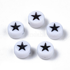 Непрозрачные акриловые бусины&nbsp;SACR-S273-50