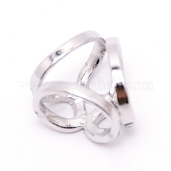 Сплав горный хрусталь женщины леди девушки мода шарф кольцо пряжка&nbsp;JEWB-WH0011-14P-RS