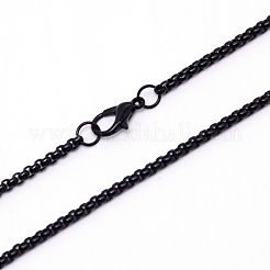 Изготовление ожерелья-цепочки из железной коробки&nbsp;NJEW-WH0007-01D