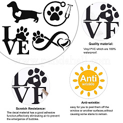 8 лист 4 стильных пластиковых самоклеящихся наклеек на автомобиль с изображением бесконечности&nbsp;STIC-GF0001-04B