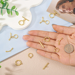 10 шт. 2-х стилевые латунные застежки-тоглы&nbsp;FIND-TA0008-44B