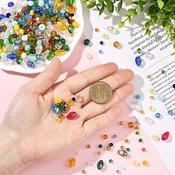 18 нити 18 стилей стеклянных бусин нити&nbsp;GLAA-YW0005-65