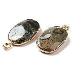 Подвески из натуральной бразильской бирюзы&nbsp;KK-F868-10KCG