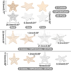 60шт 3 латунные подвески&nbsp;KKC-FH0001-01