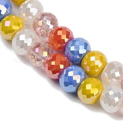 Стеклянные бусины с гальваническим покрытием &nbsp;EGLA-G039-01A-01