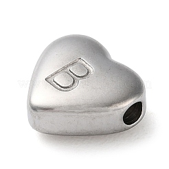 Бусины из нержавеющей стали 201&nbsp;LS-STAS-M335-01B-P