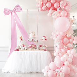 Украшение бантом из полиэстера&nbsp;AJEW-WH0695-228A