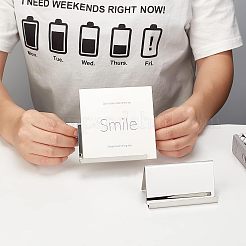 Рамка для визиток из нержавеющей стали&nbsp;LS-ODIS-WH0008-37P