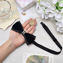 Галстуки-бабочки из искусственной кожи&nbsp;AJEW-WH20020-441B