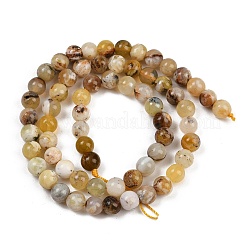 Природные желтые опал бусины пряди&nbsp;G-G992-A02-B