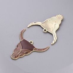 Подвески из сплава с эмалью на ковбойскую тематику&nbsp;ENAM-CJC0012-050C