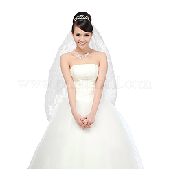 Свадебная фата из полиэстера&nbsp;DIY-WH0899-485B
