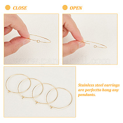 100 шт. 316 хирургическая нержавеющая сталь винные бокалы кольца подвески&nbsp;STAS-UN0046-80