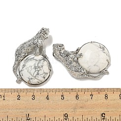 Полукруглые подвески из натурального говлита&nbsp;G-F766-06AS-09