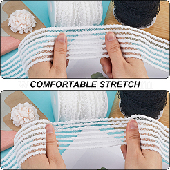 10 м трикотажная леска нейлоновая эластичная кружевная отделка&nbsp;OCOR-GF0003-71A