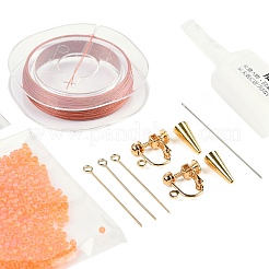 Наборы для изготовления серег-веток из бисера Миюки&nbsp;DIY-H165-03A