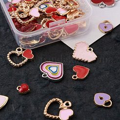 Подвески из эмали и сплава&nbsp;PALLOY-KS0002-04