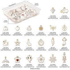 40шт 20 стиля подвески из сплава с эмалью&nbsp;ENAM-FS0003-32