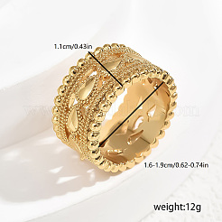 Кольца для женщин с латунным паве из кубического циркония&nbsp;FR1588-3