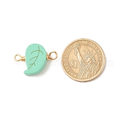 Окрашенные аэрозольной краской деревянные соединительные шармы&nbsp;PALLOY-JF01428