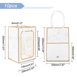 Прямоугольные бумажные пакеты&nbsp;LS-CARB-WH00012-02B