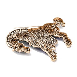 Штыри отворотом сплава горного хрусталя для одежды рюкзака&nbsp;JEWB-H036-02AB