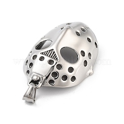 Ретро-подвеска из нержавеющей стали 304 с большим стразовым оправой&nbsp;STAS-I205-09AS