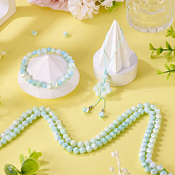 2 нити 2-х цветные антикоррозийные гальванические стеклянные бусины&nbsp;GLAA-TA0003-67