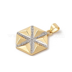Латунные микро проложить кубического циркония подвески&nbsp;KK-U047-21GP