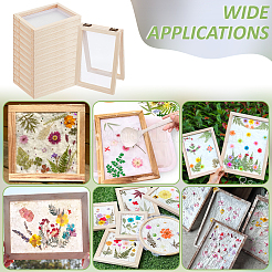 Изготовление прямоугольной деревянной бумаги&nbsp;DIY-WH0308-819