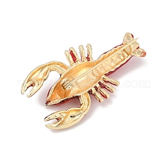 Эмалевые булавки в виде лобстера&nbsp;JEWB-R067-01G