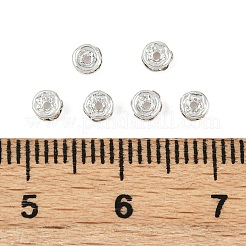 Стойка покрытие рондель латунь класс а кристалл стразы разделительные бусины&nbsp;X-RB-D300-S