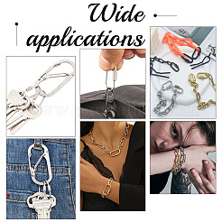 6 шт. подвески-замки с винтовым карабином из сплава&nbsp;FIND-UN0003-31P