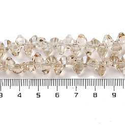 Нити гальванических бусин с жемчужным блеском&nbsp;EGLA-H104-07A-PL02