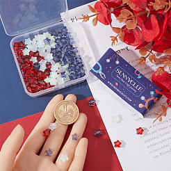 150шт 3 стиля смешанные стили стеклянные бусины&nbsp;GLAA-SC0002-29