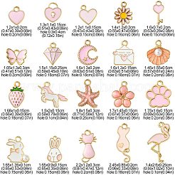 20шт 20 стиля подвески из сплава с эмалью&nbsp;ENAM-FS0001-73D