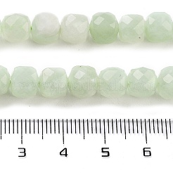 Бусины из натурального белого нефрита&nbsp;G-H028-A09-21